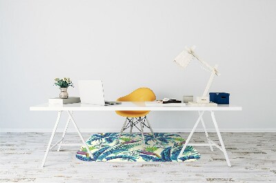 Tapete para cadeira de escritório Pintura tropical