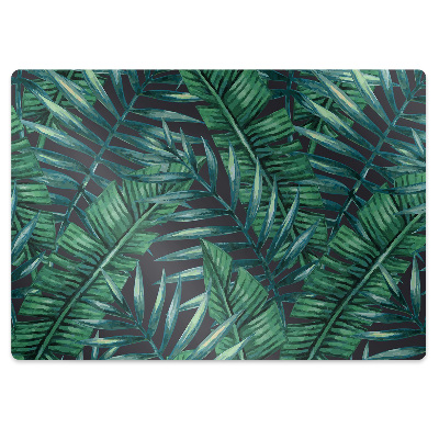 Tapete para escritório Folhas tropicais