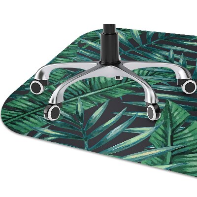 Tapete para escritório Folhas tropicais