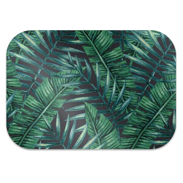 Tapete para escritório Folhas tropicais