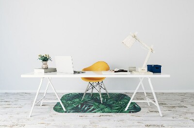 Tapete para escritório Folhas tropicais