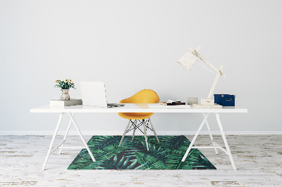 Tapete para escritório Folhas tropicais
