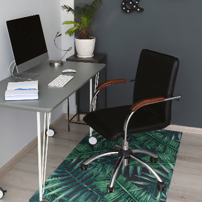 Tapete para escritório Folhas tropicais