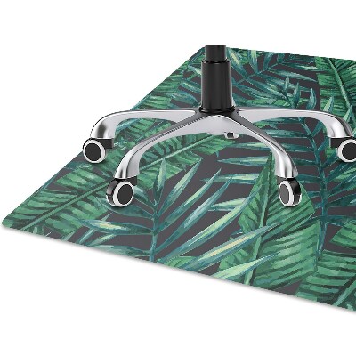 Tapete para escritório Folhas tropicais