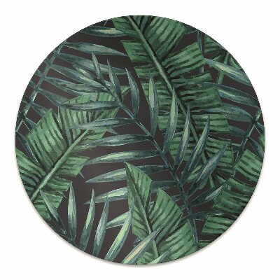 Tapete para escritório Folhas tropicais