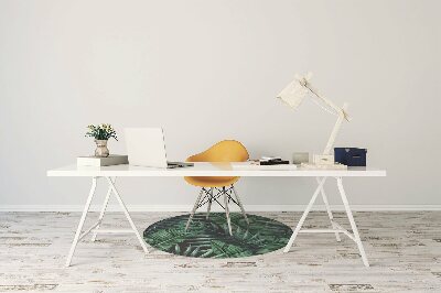 Tapete para escritório Folhas tropicais