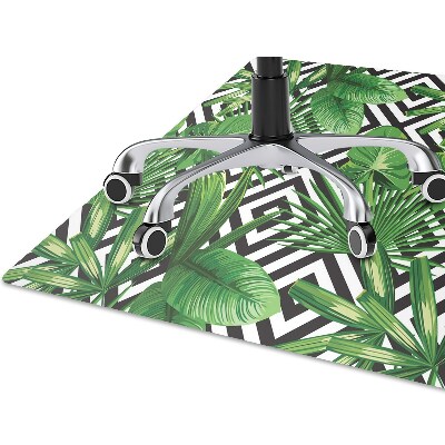 Tapete escritório Folhas tropicais