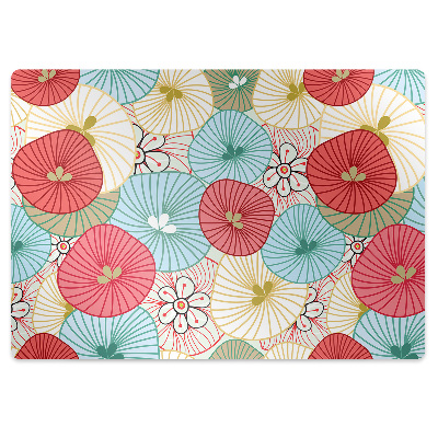 Tapete para escritório Padrão floral