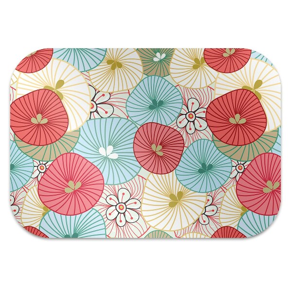 Tapete para escritório Padrão floral