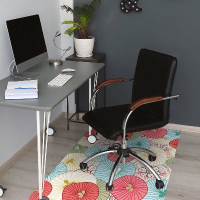 Tapete para escritório Padrão floral