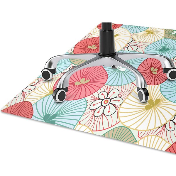 Tapete para escritório Padrão floral