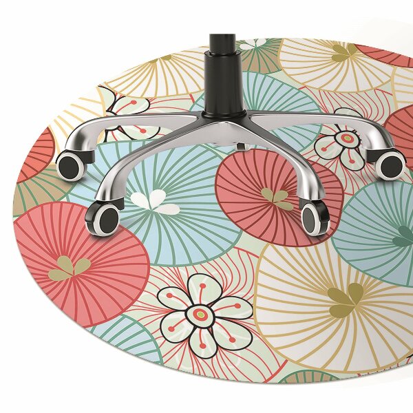 Tapete para escritório Padrão floral