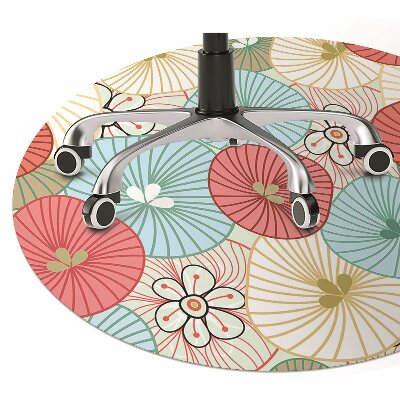 Tapete para escritório Padrão floral