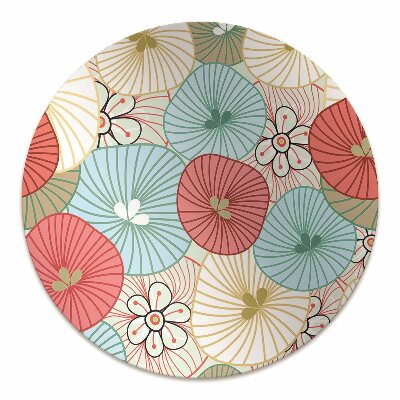 Tapete para escritório Padrão floral
