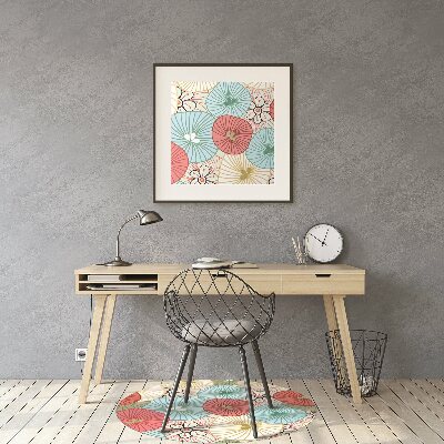 Tapete para escritório Padrão floral
