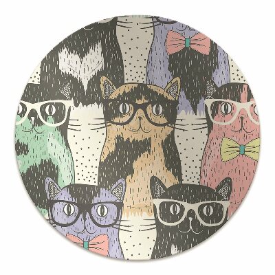 Tapete para cadeira de escritório Gatos