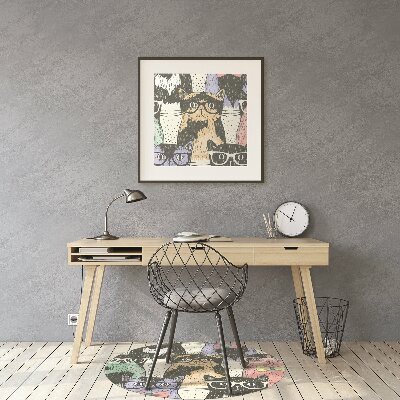 Tapete para cadeira de escritório Gatos