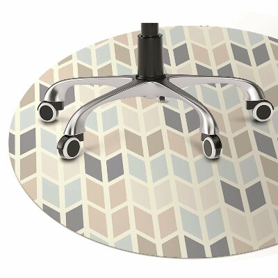 Tapete para cadeira de escritório Textura geométrica