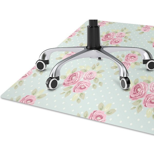 Tapete para escritório Buquês cor de rosa