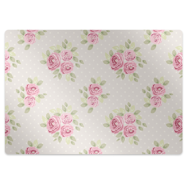 Tapete escritório rosas inglesas