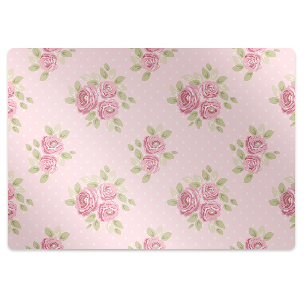 Tapete para escritório Buquê rosa