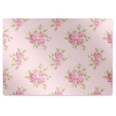 Tapete para escritório Buquê rosa