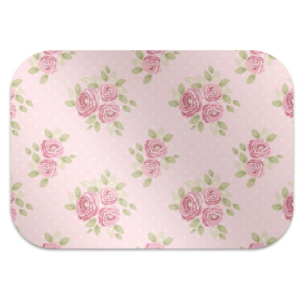 Tapete para escritório Buquê rosa