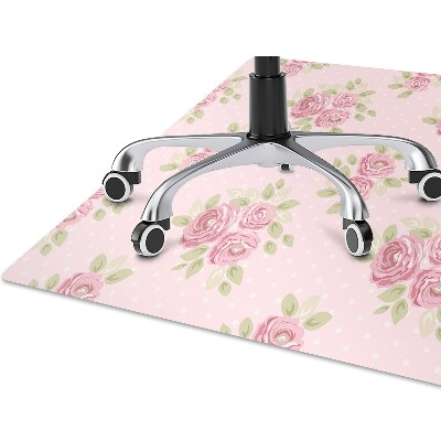 Tapete para escritório Buquê rosa