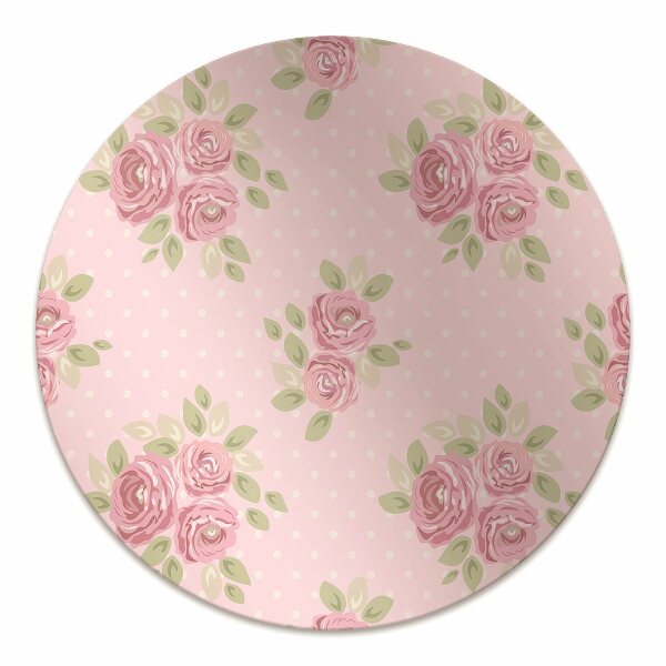 Tapete para escritório Buquê rosa