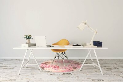Tapete para escritório Rosas e hortênsias