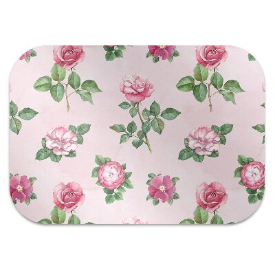 Tapete para cadeira de escritório Uma rosa com espinhos