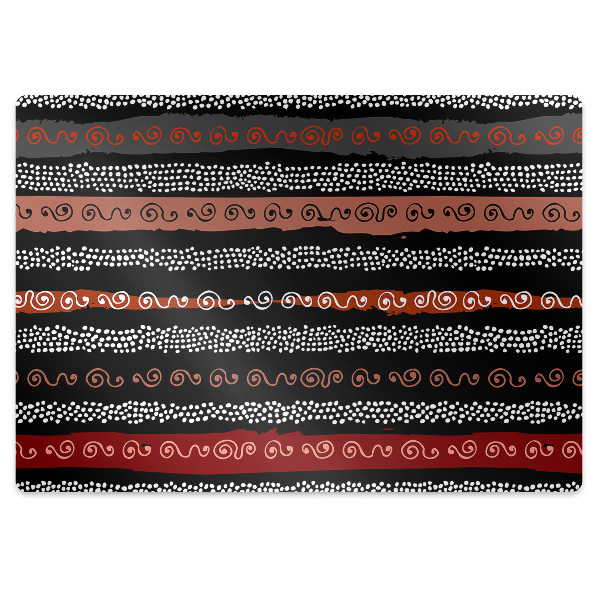 Tapete para cadeira de escritório Padrão tribal