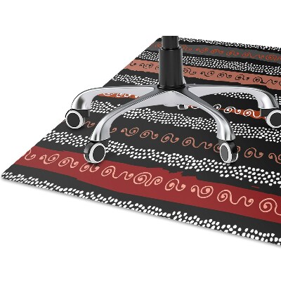 Tapete para cadeira de escritório Padrão tribal
