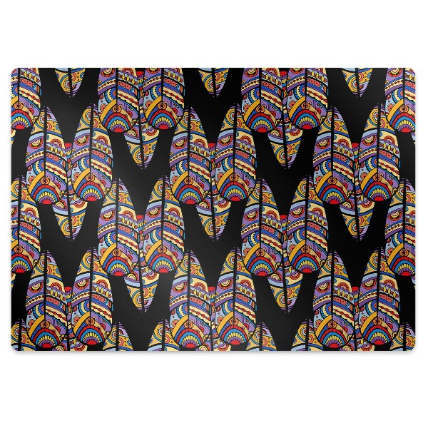 Tapete para cadeira de escritório Arte tribal