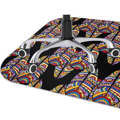Tapete para cadeira de escritório Arte tribal
