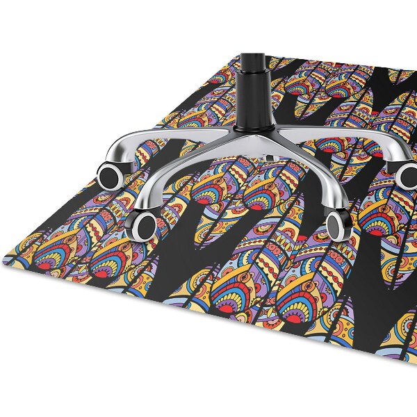 Tapete para cadeira de escritório Arte tribal