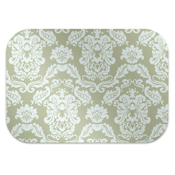 Tapete para escritório ornamento verde