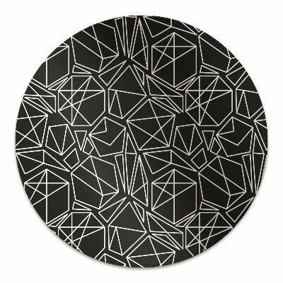 Tapete para cadeira de escritório Sólidos geométricos