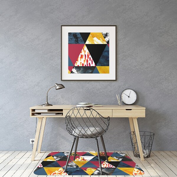 Tapete para escritório Mosaico triangular