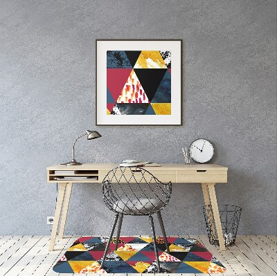 Tapete para escritório Mosaico triangular