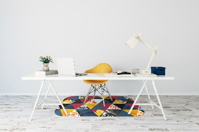 Tapete para escritório Mosaico triangular