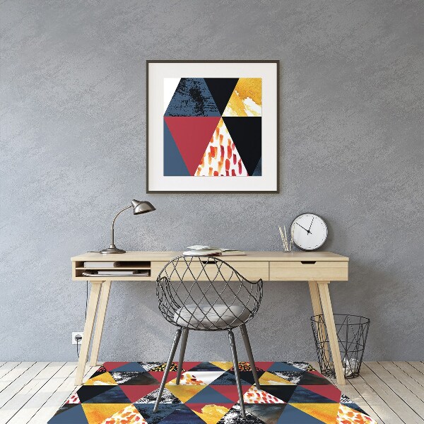 Tapete para escritório Mosaico triangular
