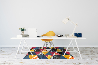 Tapete para escritório Mosaico triangular