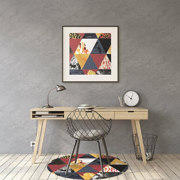 Tapete para escritório Mosaico triangular