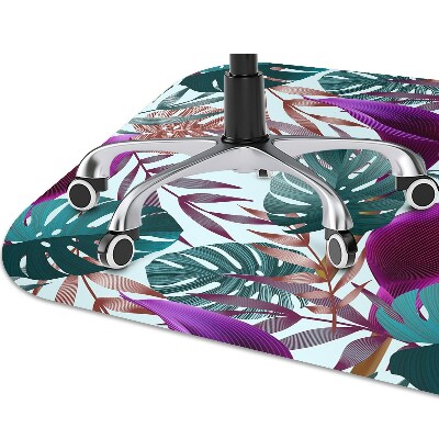 Tapete para escritório Folhas tropicais
