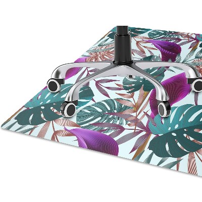 Tapete para escritório Folhas tropicais