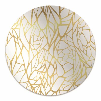 Tapete para escritório ornamento de ouro