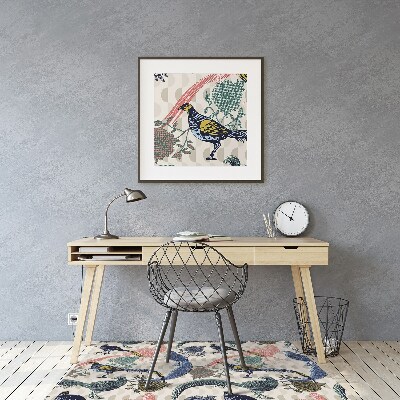 Tapete para escritório Codornas pintadas