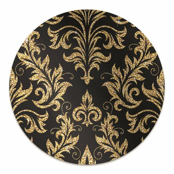 Tapete para escritório ornamento de ouro