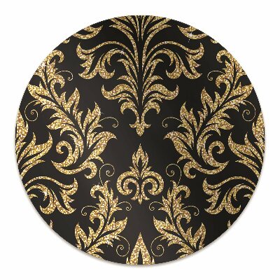 Tapete para escritório ornamento de ouro